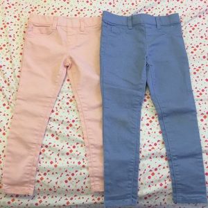 Purple and pink pants